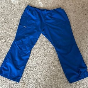Royal blue Cherokee scrub pants
